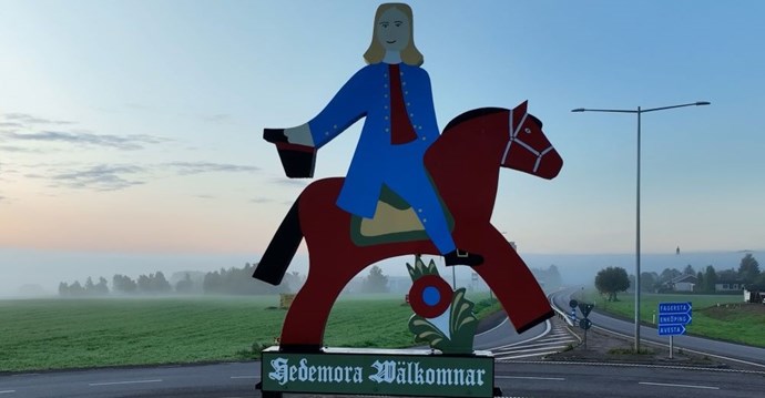 Skulptur i rondell