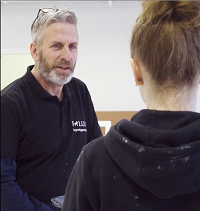 Yrkesläraren Thomas, Lugnetgymnasiet Falun