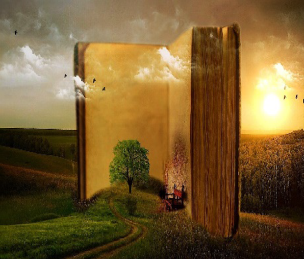 Illustration av bok