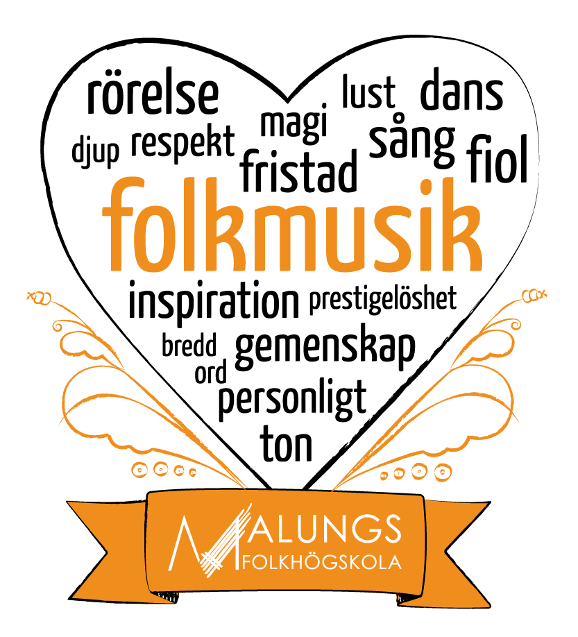 Hjärta med ord om folkmusik