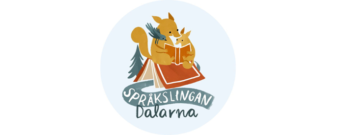 Illustration djur som läser böcker